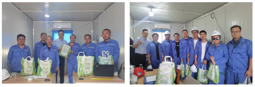 眷注一线 致敬匠心 | 优德88股份开展项目现场夏日“送清凉”慰问活动